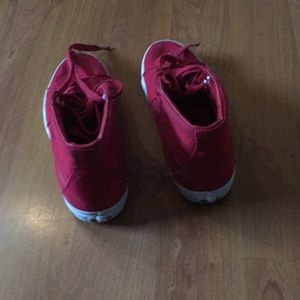 Women vans high top   Red